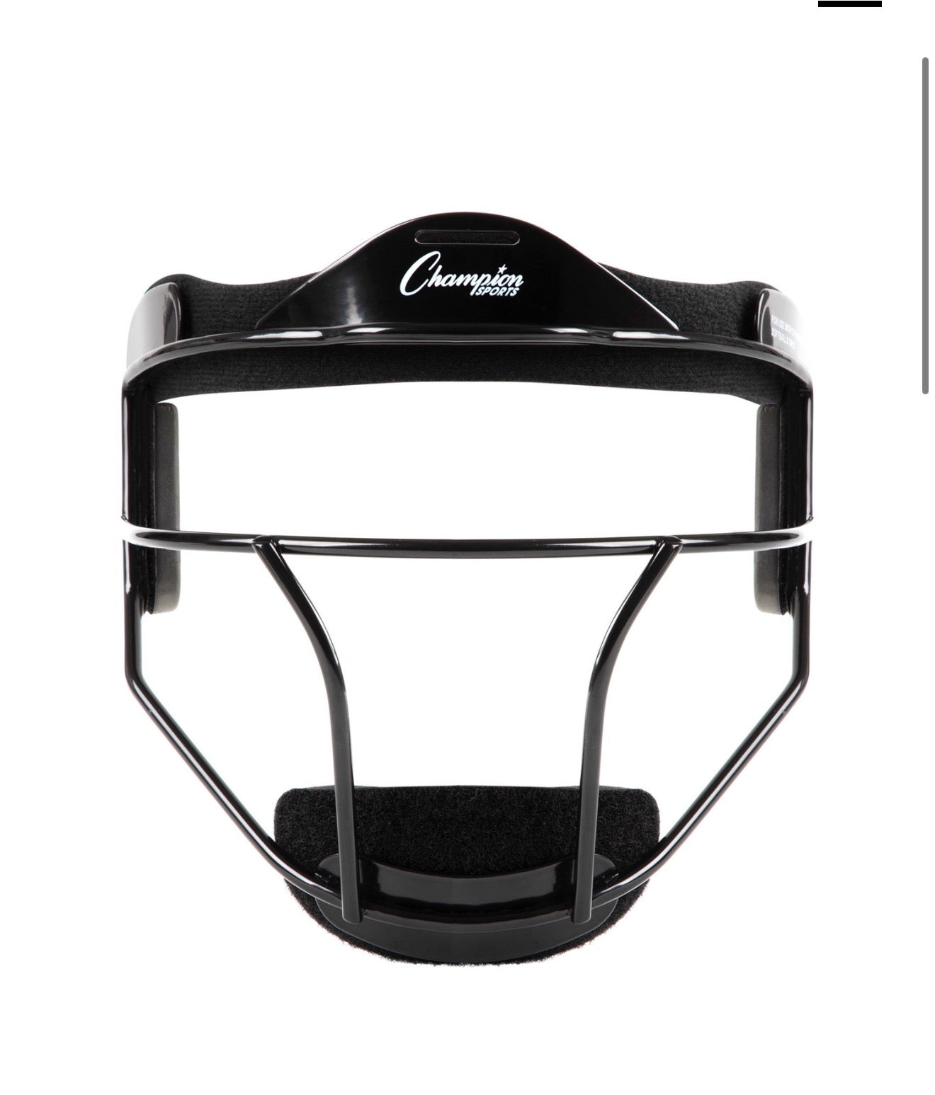 Careta P/Pitcher Metal Negra